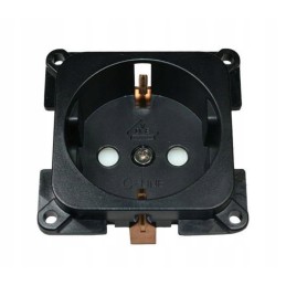 230v c line black haba socket