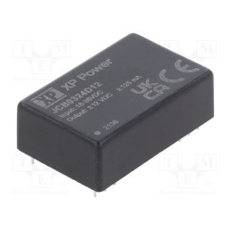 1 pcs x XP POWER - JCB0324D12 - Converter: DC/DC, 3W, Uin: 18÷36V, Uout: 12VDC, Uout2: -12VDC, 400kHz