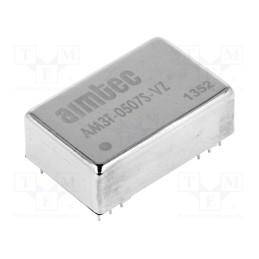 1 pcs x AIMTEC - AM3T-0507S-VZ - Converter: DC/DC, 3W, Uin: 4.5÷9V, Uout: 7.2VDC, Iout: 420mA, DIP24