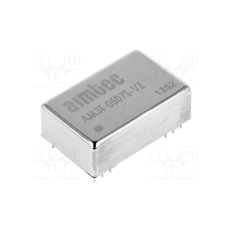 1 pcs x AIMTEC - AM3T-0507S-VZ - Converter: DC/DC, 3W, Uin: 4.5÷9V, Uout: 7.2VDC, Iout: 420mA, DIP24