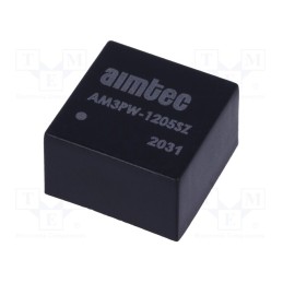 1 pcs x AIMTEC - AM3PW-1205SZ - Converter: DC/DC, 3W, Uin: 4.5÷18V, Uout: 5VDC, Iout: 600mA, DIP8