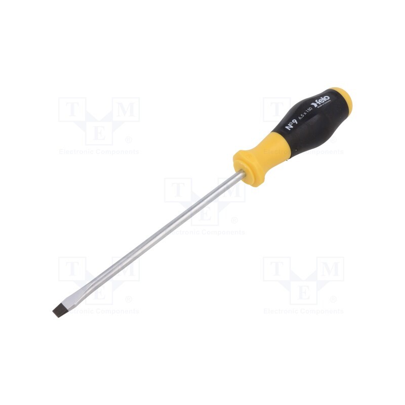 1 pcs x FELO - 900 655 10 - Screwdriver, slot, 6,5x1,2mm