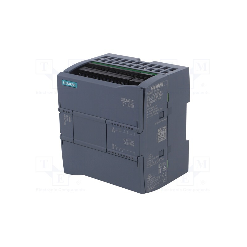 1 pcs x SIEMENS - 6ES7211-1HE40-0XB0 - Module: PLC programmable controller, OUT: 4, IN: 6, S7-1200, IP20
