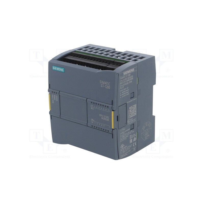 1 pcs x SIEMENS - 6ES7212-1AF40-0XB0 - Module: PLC programmable controller, OUT: 6, IN: 8, S7-1200, IP20
