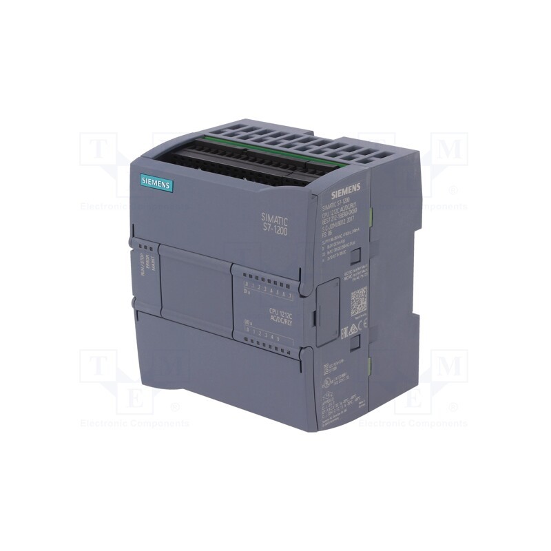 1 pcs x SIEMENS - 6ES7212-1BE40-0XB0 - Module: PLC programmable controller, OUT: 6, IN: 8, S7-1200, IP20