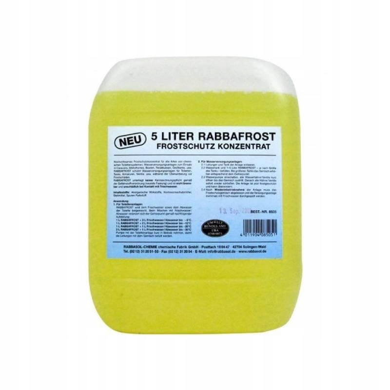 Rabbafrost water antifreeze 5l camper
