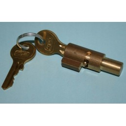 Lock for a ball hitch for a caravan