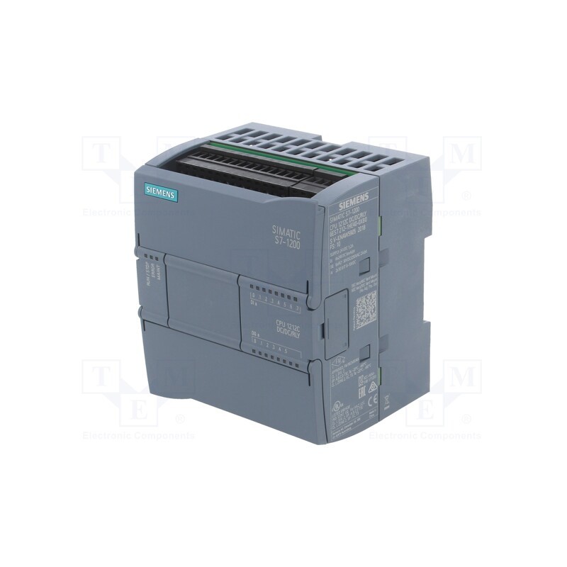 1 pcs x SIEMENS - 6ES7212-1HE40-0XB0 - Module: PLC programmable controller, OUT: 6, IN: 8, S7-1200, IP20