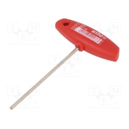 1 pcs x WIHA - 22168 - Wrench, hex key, HEX 3mm, Overall len: 126mm, Plating: nickel