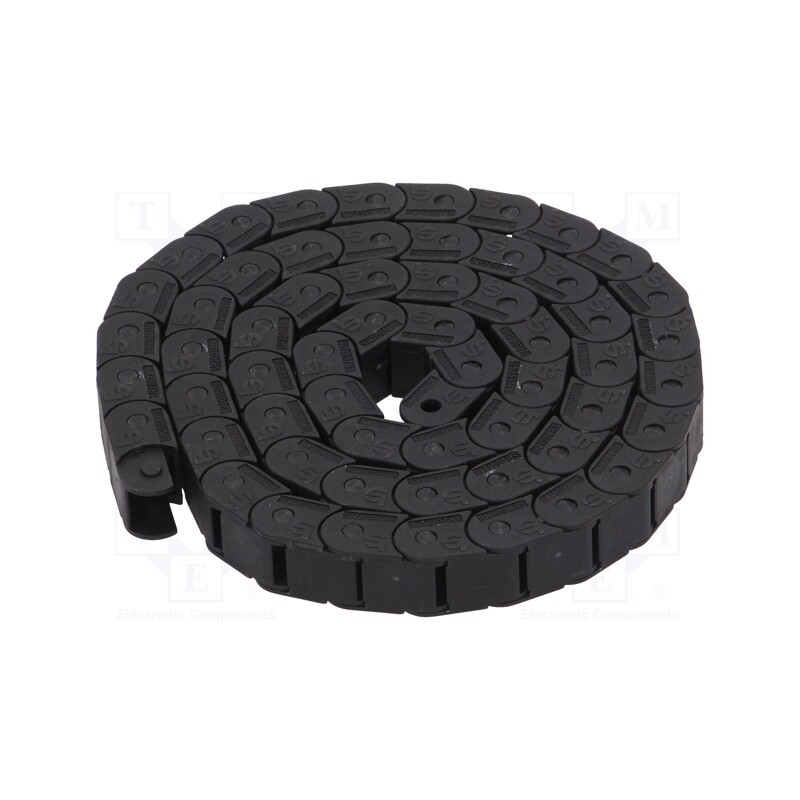 1 pcs x BREVETTI - SR20012018 - Cable chain, LIGHT, Bend.rad: 18mm, L: 1003mm, non-openable frames