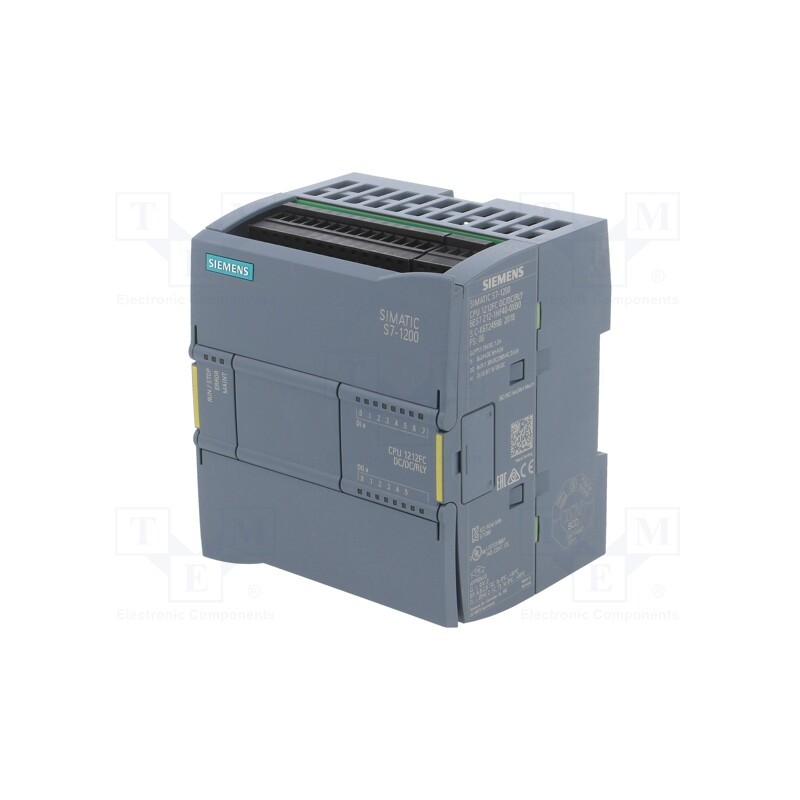 1 pcs x SIEMENS - 6ES7212-1HF40-0XB0 - Module: PLC programmable controller, OUT: 6, IN: 8, S7-1200, IP20