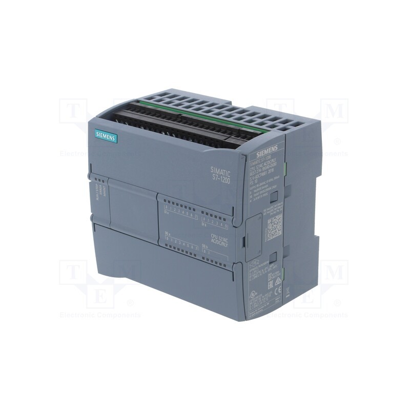 1 pcs x SIEMENS - 6ES7214-1BG40-0XB0 - Module: PLC programmable controller, OUT: 10, IN: 14, S7-1200, IP20