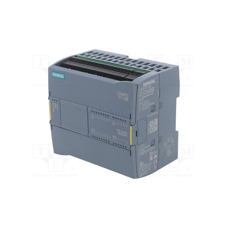 1 pcs x SIEMENS - 6ES7214-1HF40-0XB0 - Module: PLC programmable controller, OUT: 10, IN: 14, S7-1200, IP20