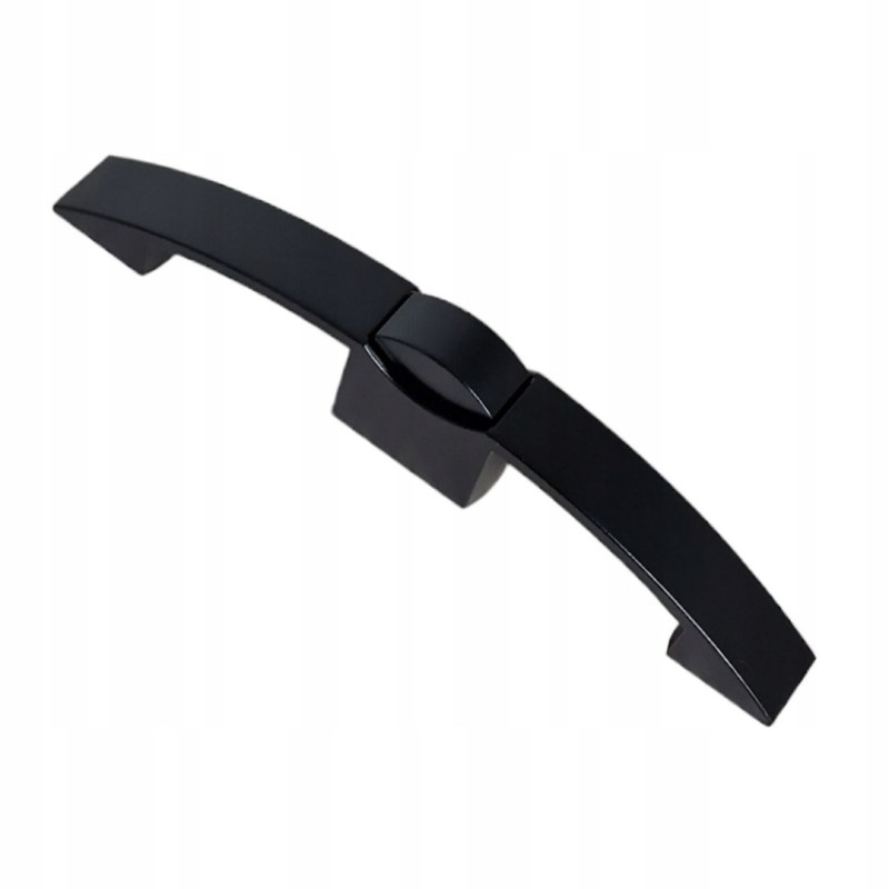 Pushlock cabinet lock, snap handle, camper trailer, black