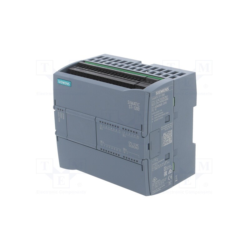 1 pcs x SIEMENS - 6ES7214-1HG40-0XB0 - Module: PLC programmable controller, OUT: 10, IN: 14, S7-1200, IP20