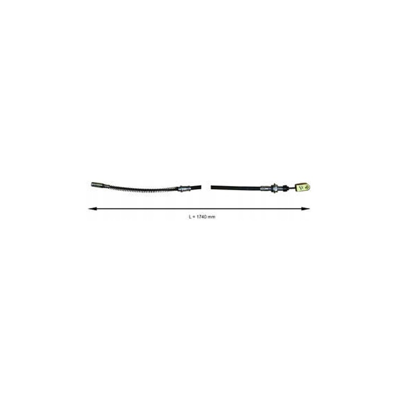 Brake cable forklift Toyota 7 35 right