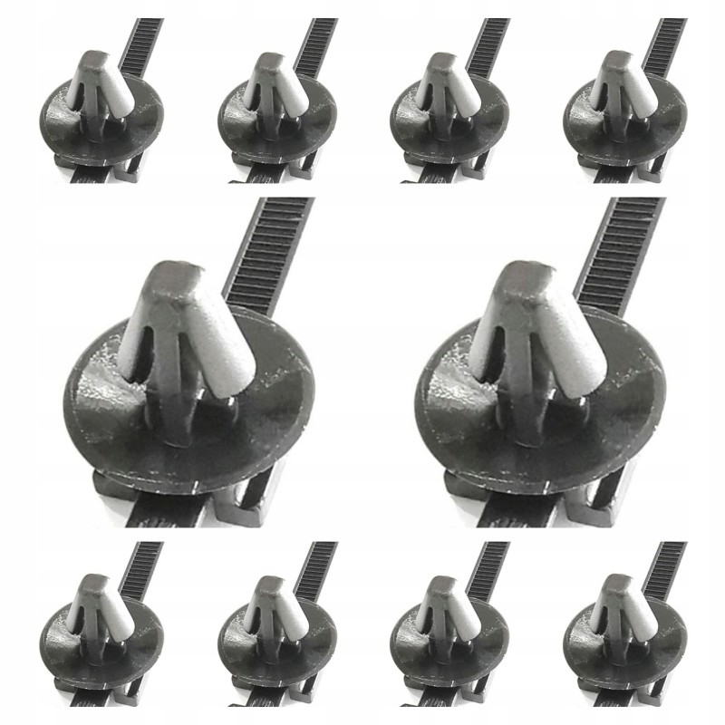 50 x cable tie with clip holder vw mount