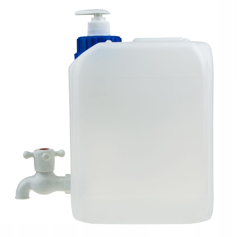 Outdoor washbasin with water for camping, 30 liters