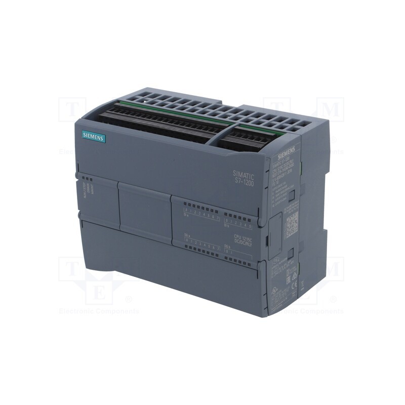 1 pcs x SIEMENS - 6ES7215-1HG40-0XB0 - Module: PLC programmable controller, OUT: 10, IN: 14, S7-1200, IP20