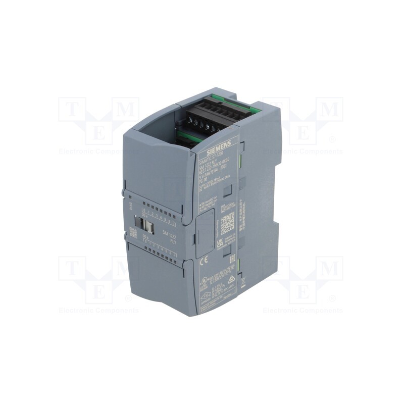1 pcs x SIEMENS - 6ES7222-1HH32-0XB0 - Module: extension, OUT: 16, S7-1200, OUT 1: relay, 45x100x75mm, IP20