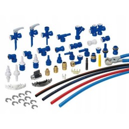 Water connector, uniquick adapter, rigid pipe