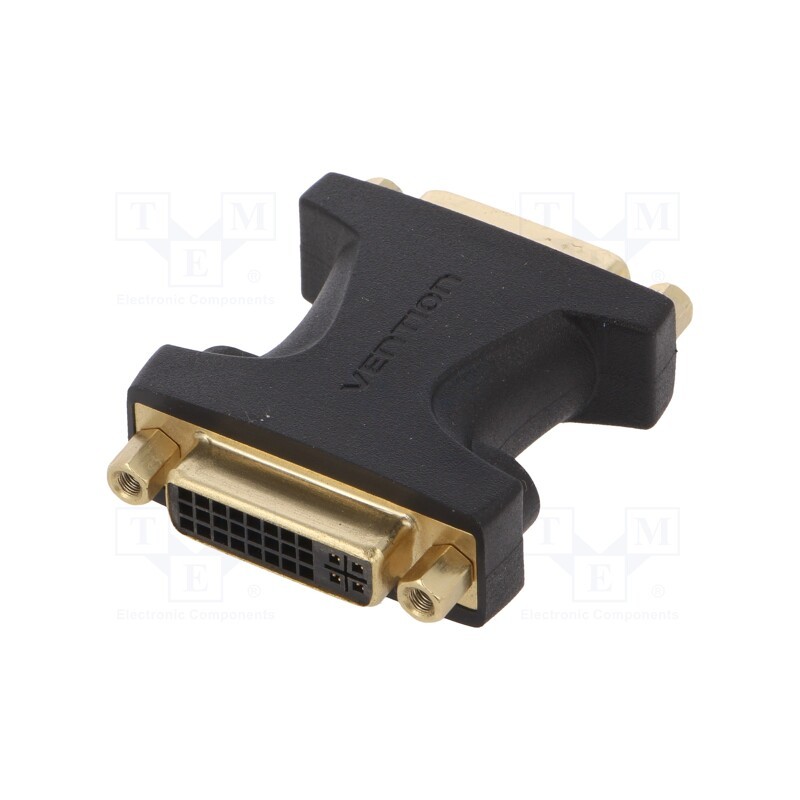 1 pcs x VENTION - ECHB0 - Adapter, DVI-I (24+5) socket,both sides, black