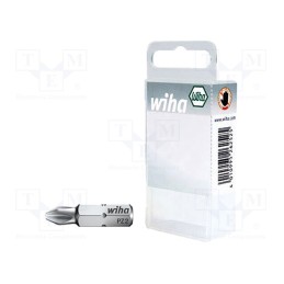 1 set x WIHA - 24742 - Screwdriver bit, Pozidriv®, PZ2, Overall len: 25mm, 10pcs.