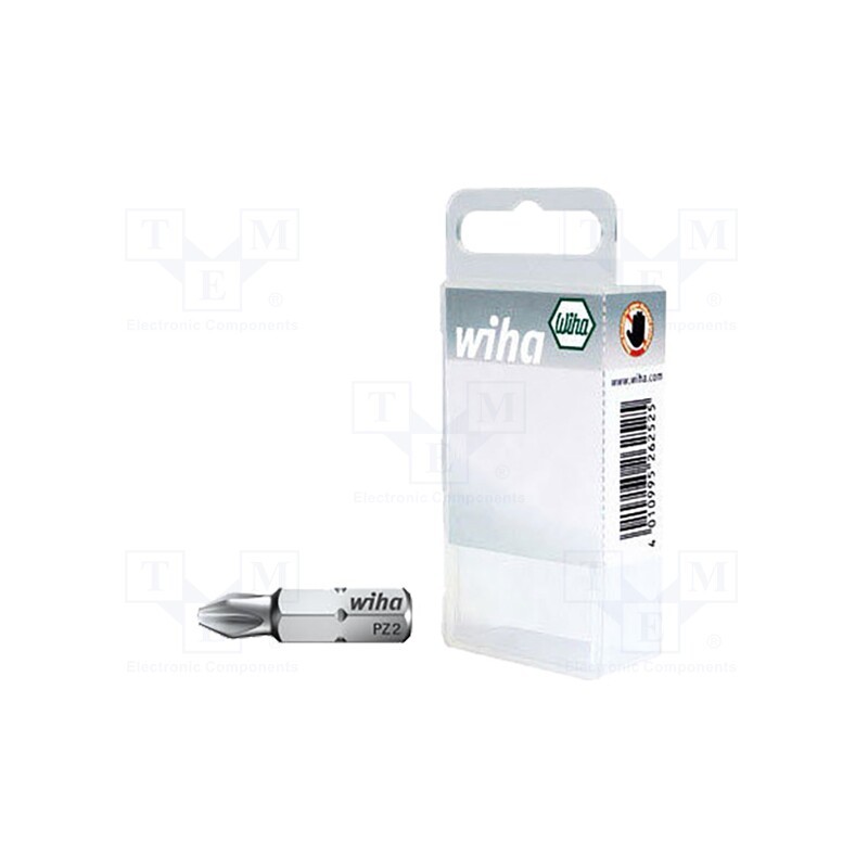 1 set x WIHA - 24742 - Screwdriver bit, Pozidriv®, PZ2, Overall len: 25mm, 10pcs.