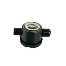 39 mm pass-through water drain siphon with a strainer