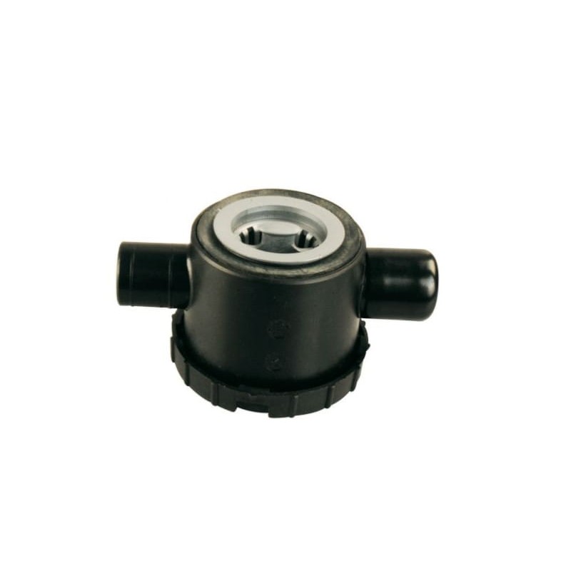 39 mm pass-through water drain siphon with a strainer