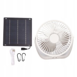 6 inch round solar fan 10 w usb