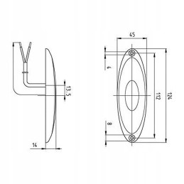 Side marker lamp, orange light