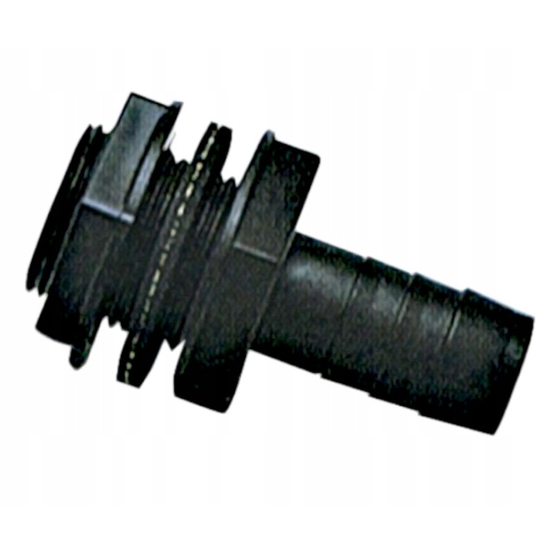 Straight water connection 3 4 inch 19mm black connector