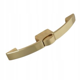 Pushlock cabinet lock, latch handle, camper trailer, gold