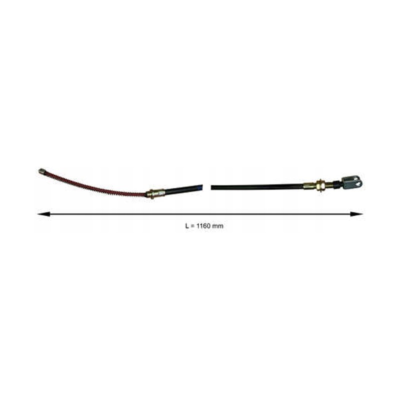 Brake cable forklift Toyota 7 30 left