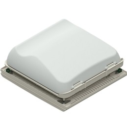 Fiamma turbo vent 12v camper roof window with fan 28x28 f white front