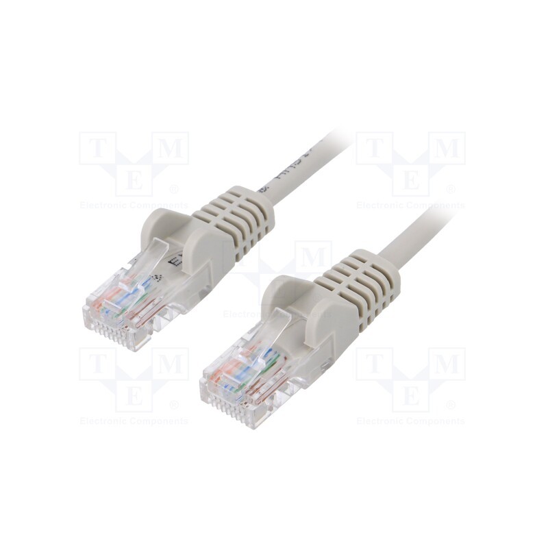 1 pcs x DIGITUS - DK-1511-030 - Patch cord, U/UTP, 5e, stranded, Cu, PVC, grey, 3m