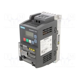 1 pcs x SIEMENS - 6SL3210-5BB12-5BV1 - Inverter, Max motor power: 0.25kW, Usup: 200÷240VAC, 0÷599Hz, IN: 6