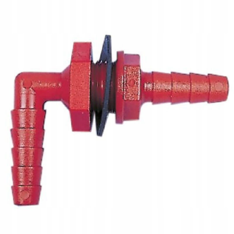 Angled water connector 10-12 mm for a camper