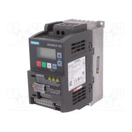 1 pcs x SIEMENS - 6SL3210-5BB15-5BV1 - Inverter, Max motor power: 0.55kW, Usup: 200÷240VAC, 0÷599Hz, IN: 6