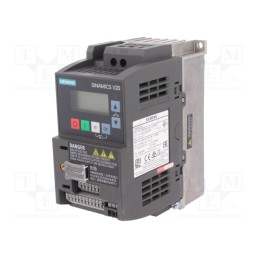 1 pcs x SIEMENS - 6SL3210-5BB15-5UV1 - Inverter, Max motor power: 0.55kW, Usup: 200÷240VAC, 0÷599Hz, IN: 6