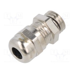1 pcs x TE Connectivity - EM-SG-M12-MET-C - Cable gland, without nut, M12, IP68, brass, Entrelec