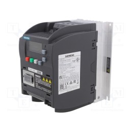 1 pcs x SIEMENS - 6SL3210-5BE17-5CV0 - Inverter, 0.75kW, 3x400VAC, 3x380÷480VAC, for wall mounting, IN: 6