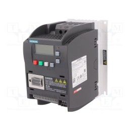 1 pcs x SIEMENS - 6SL3210-5BE17-5UV0 - Inverter, 0.75kW, 3x400VAC, 3x380÷480VAC, for wall mounting, IN: 6