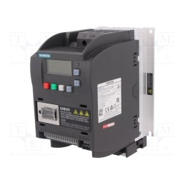 1 pcs x SIEMENS - 6SL3210-5BE21-5UV0 - Inverter, 1.5kW, 3x400VAC, 3x380÷480VAC, for wall mounting, IN: 6