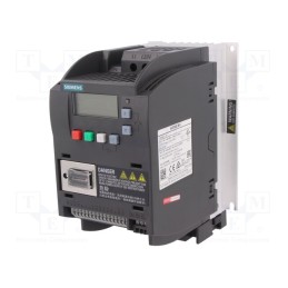 1 pcs x SIEMENS - 6SL3210-5BE22-2CV0 - Inverter, 2.2kW, 3x400VAC, 3x380÷480VAC, for wall mounting, IN: 6