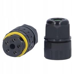 Waterproof ip68 courtyard outdoor connector straight