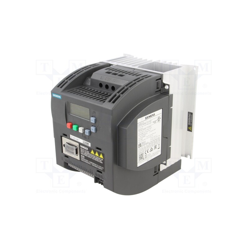 1 pcs x SIEMENS - 6SL3210-5BE24-0CV0 - Inverter, 4kW, 3x400VAC, 3x380÷480VAC, for wall mounting, IN: 6