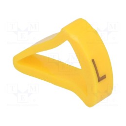 1 pcg x KURANT - MZ-4/L -AS - Markers, Marking: L, 10÷16mm, H: 21mm, A: 15mm, -30÷100°C, leaded