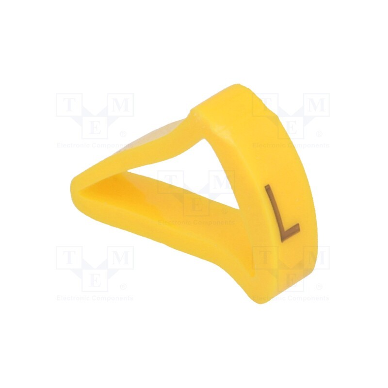 1 pcg x KURANT - MZ-4/L -AS - Markers, Marking: L, 10÷16mm, H: 21mm, A: 15mm, -30÷100°C, leaded